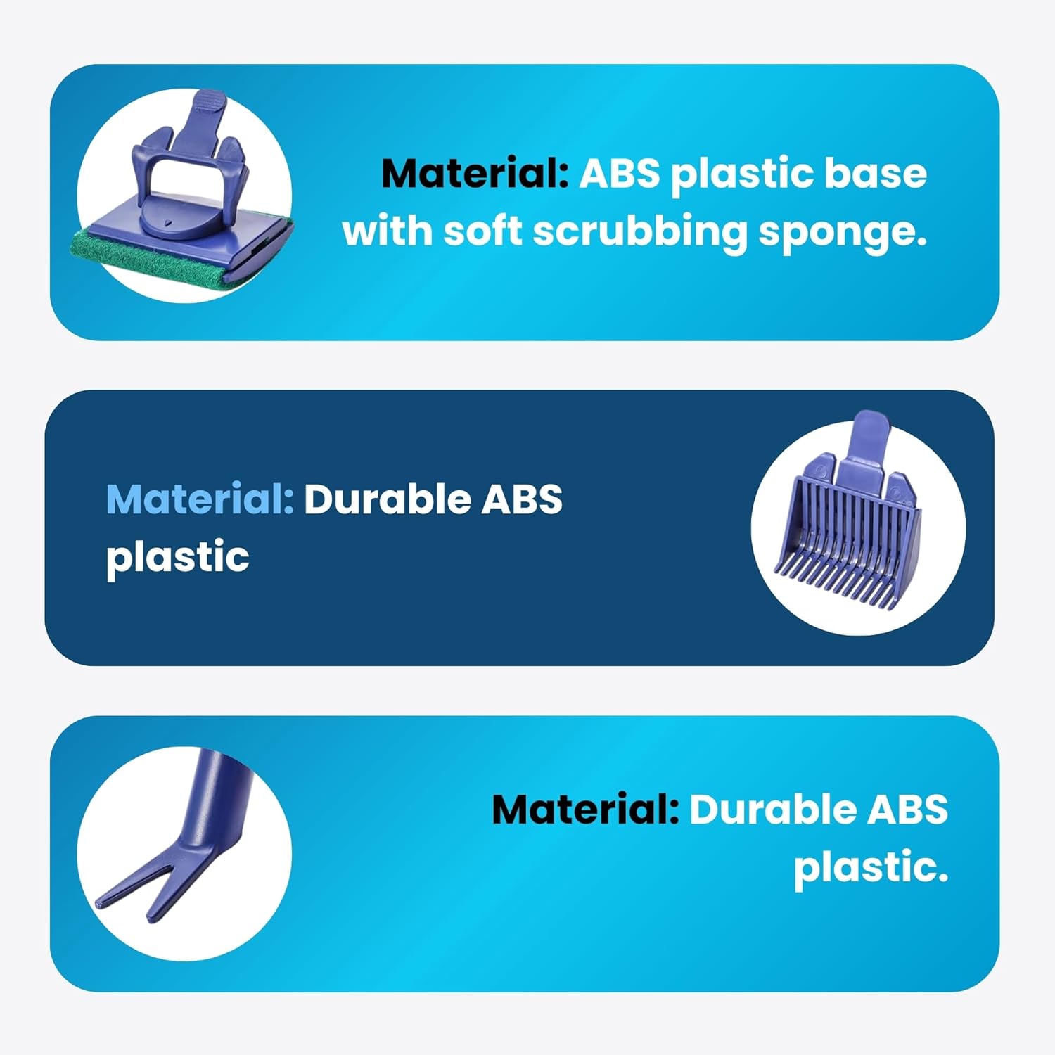 5 in 1 Aquarium Cleaning Kit - For Cleaning Aquarium, Fish Tank Accessory - BURAQ PETS