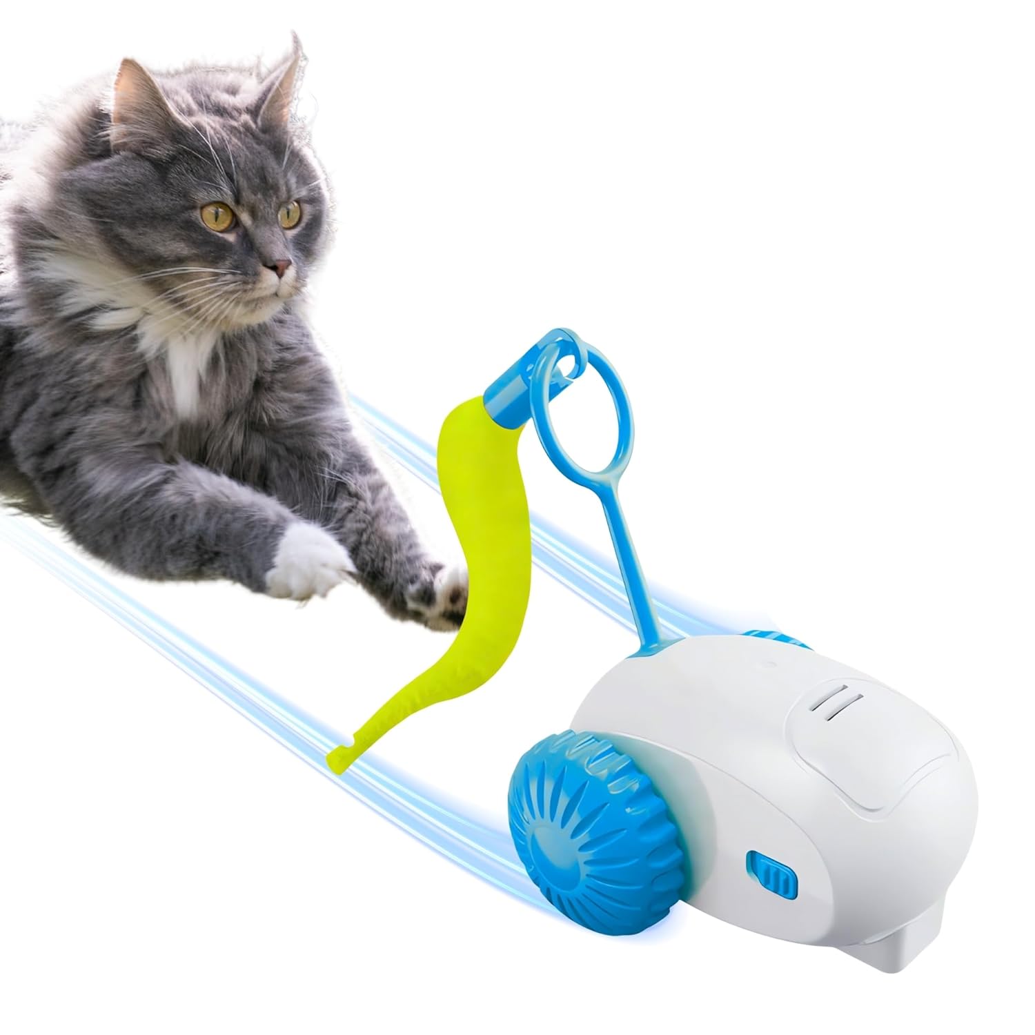 BURAQ Smart Drift Toy Car Automatic Moving Cat Toy, Interactive & Fun for Pets, Realistic Motion, Durable & Safe for Cats