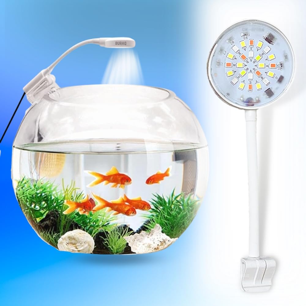 BURAQ Pets Neo N-6 Aquarium Lamp 15 Watt - Aquarium Lights for Fish Tank, Ideal for Fish Aquarium Environments, Enhances Fish Tank Light Experience