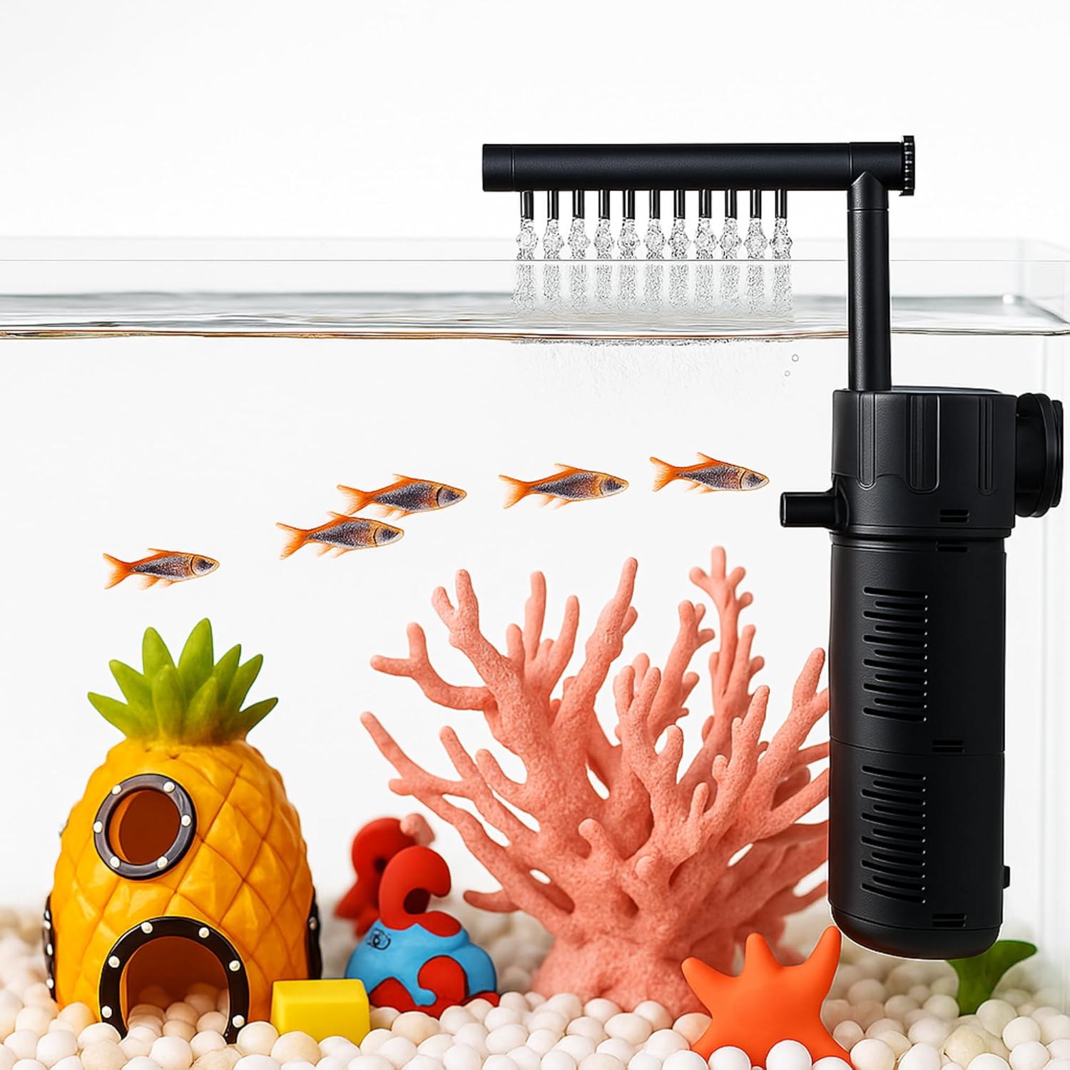 Fountain Aquarium Filter Multi - Function Submersible Filtration Pump - BURAQ PETS