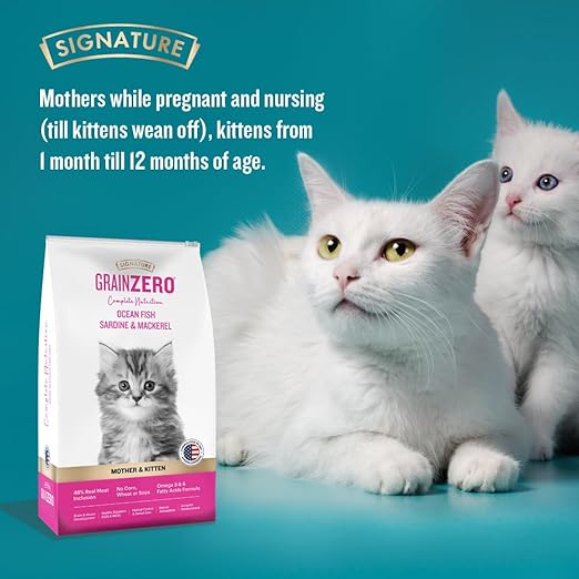 Grain Zero Kitten Dry Cat Food (Mother & Kitten) - BURAQ PETS