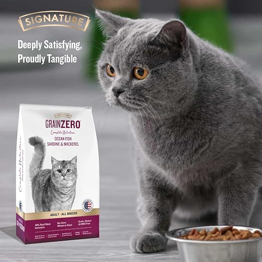 Grain Zero Ocean Fish, Sardine and Mackerel Adult Dry Cat Food ( All Breeds ) - BURAQ PETS