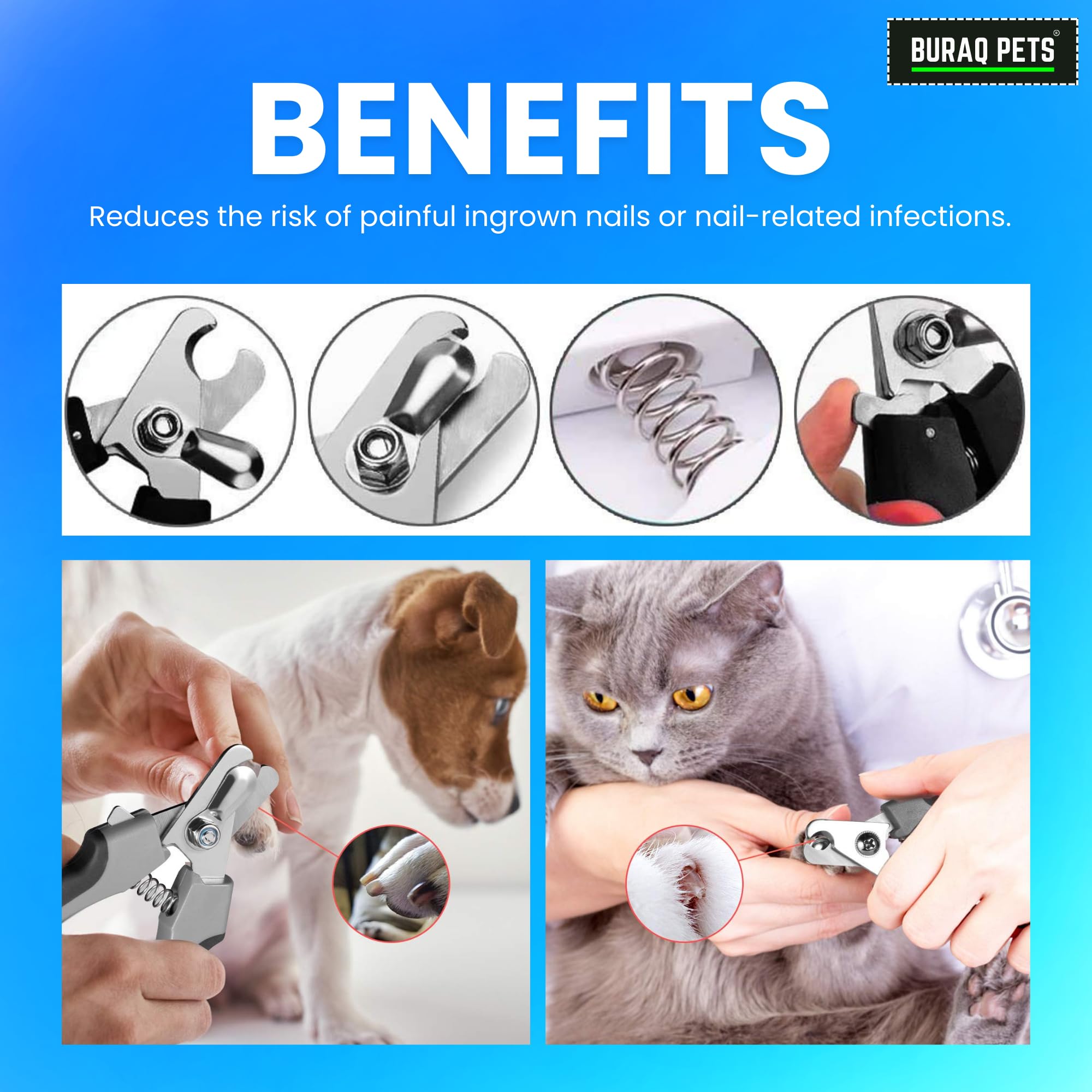 Lockable Dog Nail Cutter - BURAQ PETS