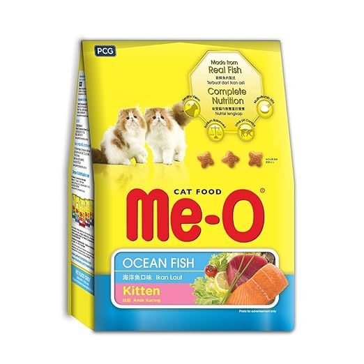 Me - O Kitten Dry Cat Food ( Flavor - Ocean Fish ) - BURAQ PETS
