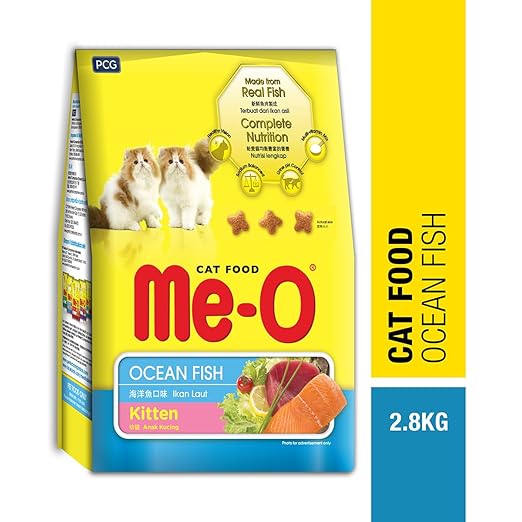 Me - O Kitten Dry Cat Food ( Flavor - Ocean Fish ) - BURAQ PETS