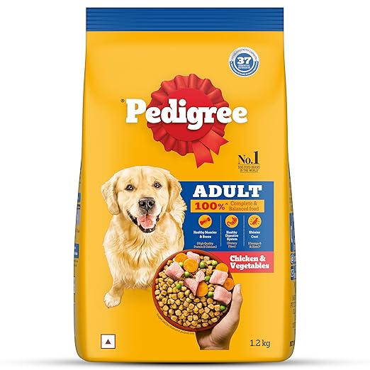 Pedigree Adult Dry Dog Food ( Flavour - Chicken & Veg. ) - BURAQ PETS