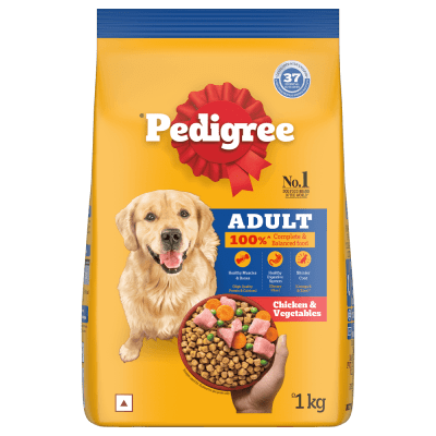 Pedigree Adult Dry Dog Food ( Flavour - Meat & Rice ) - BURAQ PETS