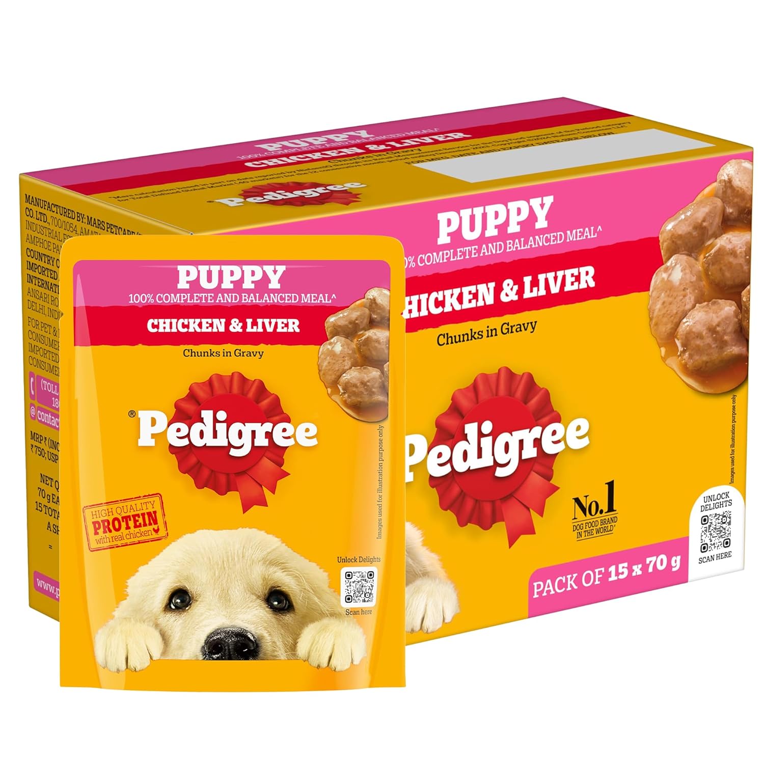 Pedigree Chicken & Liver Dog Gravy ( Adult & Puppy ) 70 g - BURAQ PETS