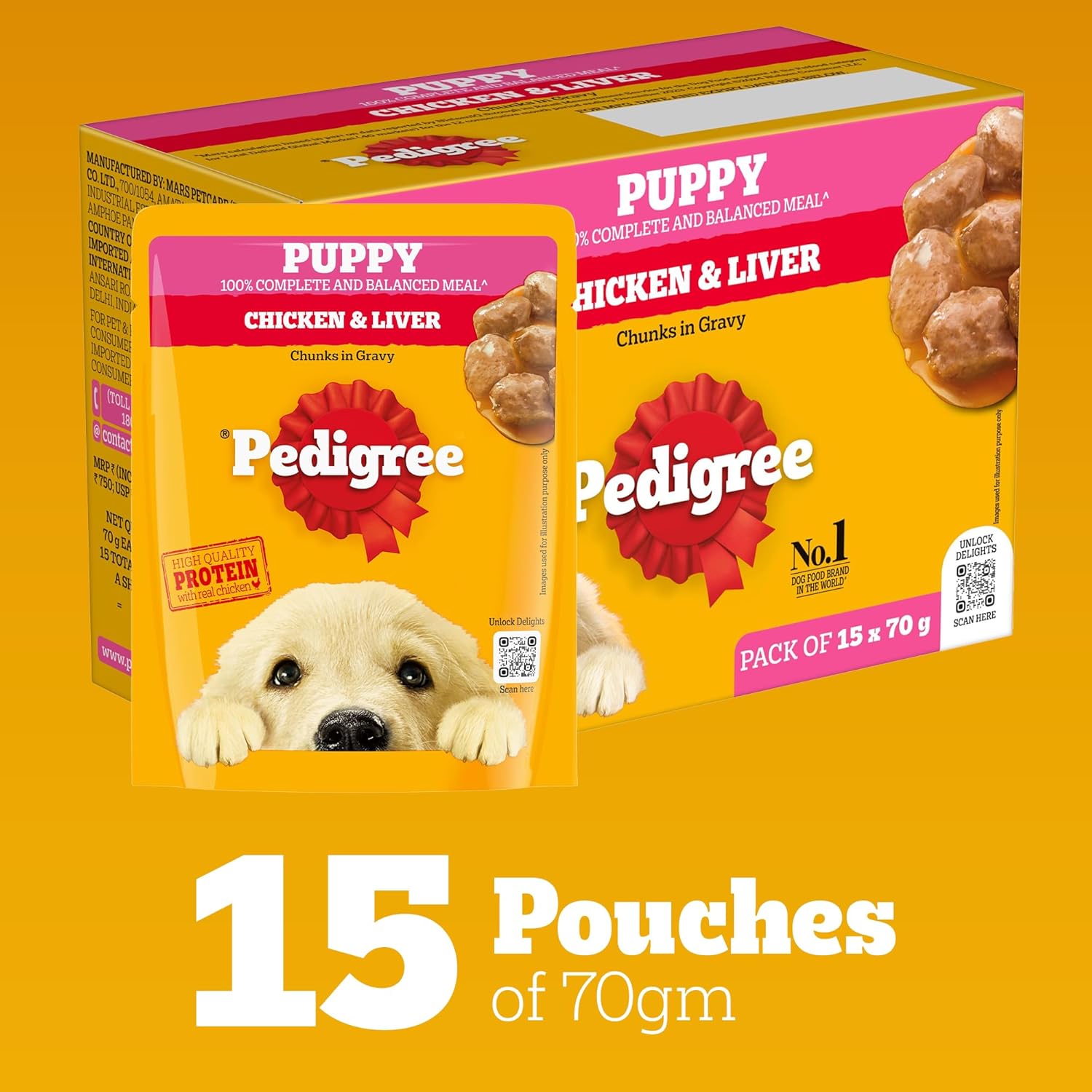 Pedigree Chicken & Liver Dog Gravy ( Adult & Puppy ) 70 g - BURAQ PETS