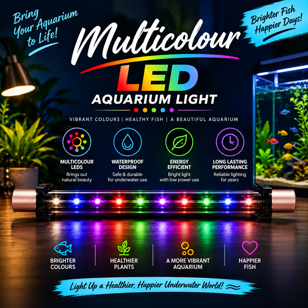 Load video: Multi Color LED Light