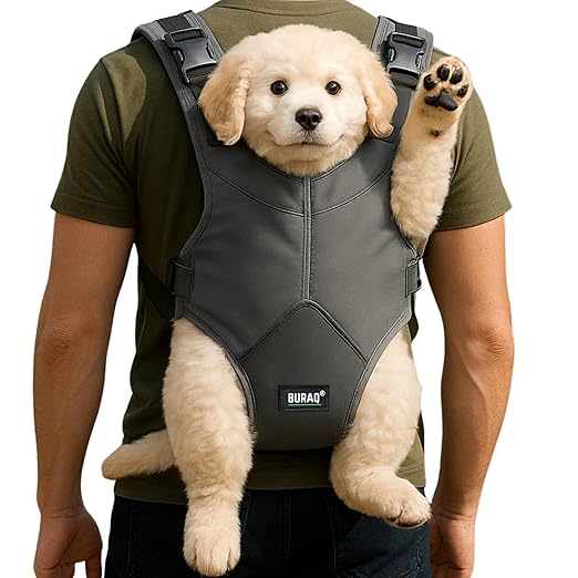 Pup Explorer Dog Carrier Backpack – Head - Out Design with Wide Straps & Hip Support - BURAQ PETS