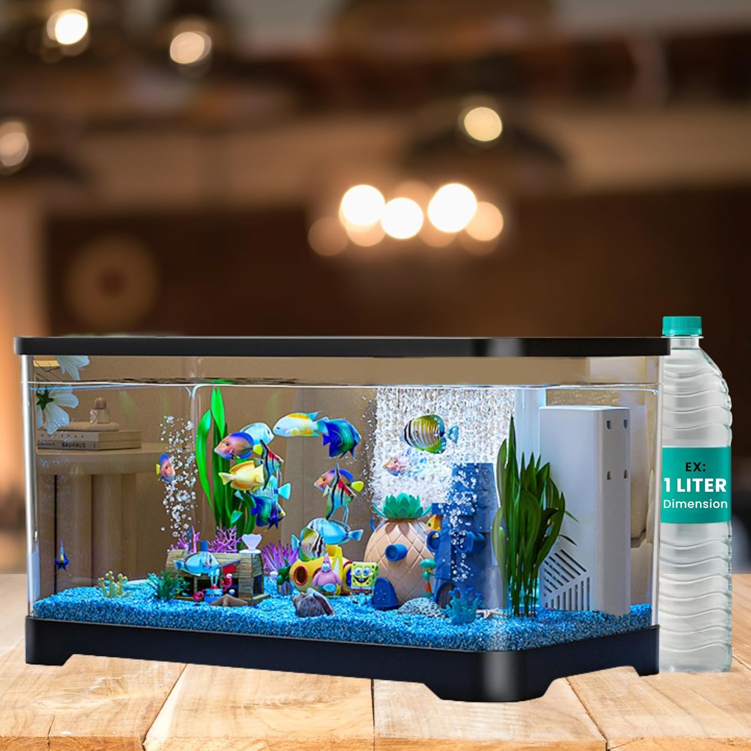 Unbreakable Curved Aquarium Tank - BURAQ PETS