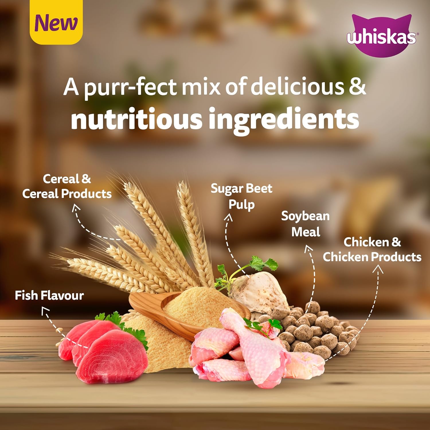 Whiskas Persian Kitten Dry Cat Food 1.1kg - BURAQ PETS