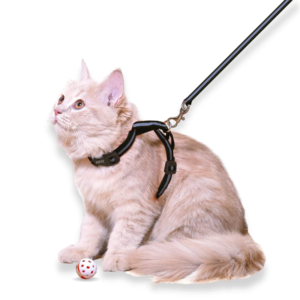 Reflective Cat Harness Leash – Escape-Proof Adjustable