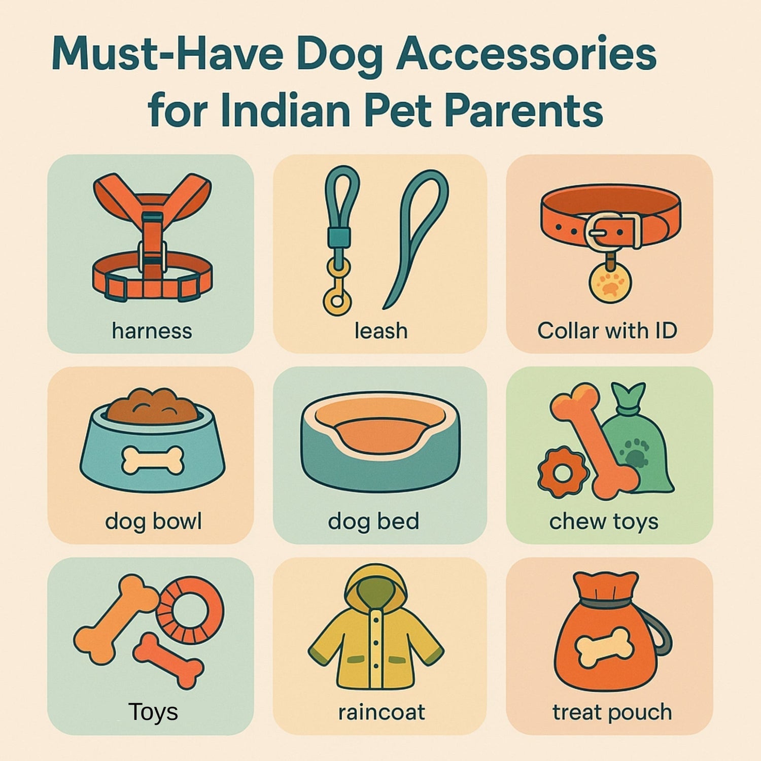 10 Essential Dog Accessories Every Pet Parent Should Own - BURAQ PETS
