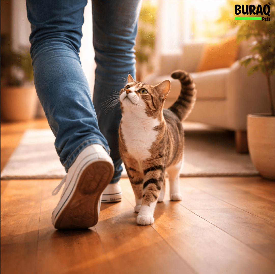 Why Does Your Cat Follow You Everywhere? Understanding Cat Behavior - BURAQ PETS