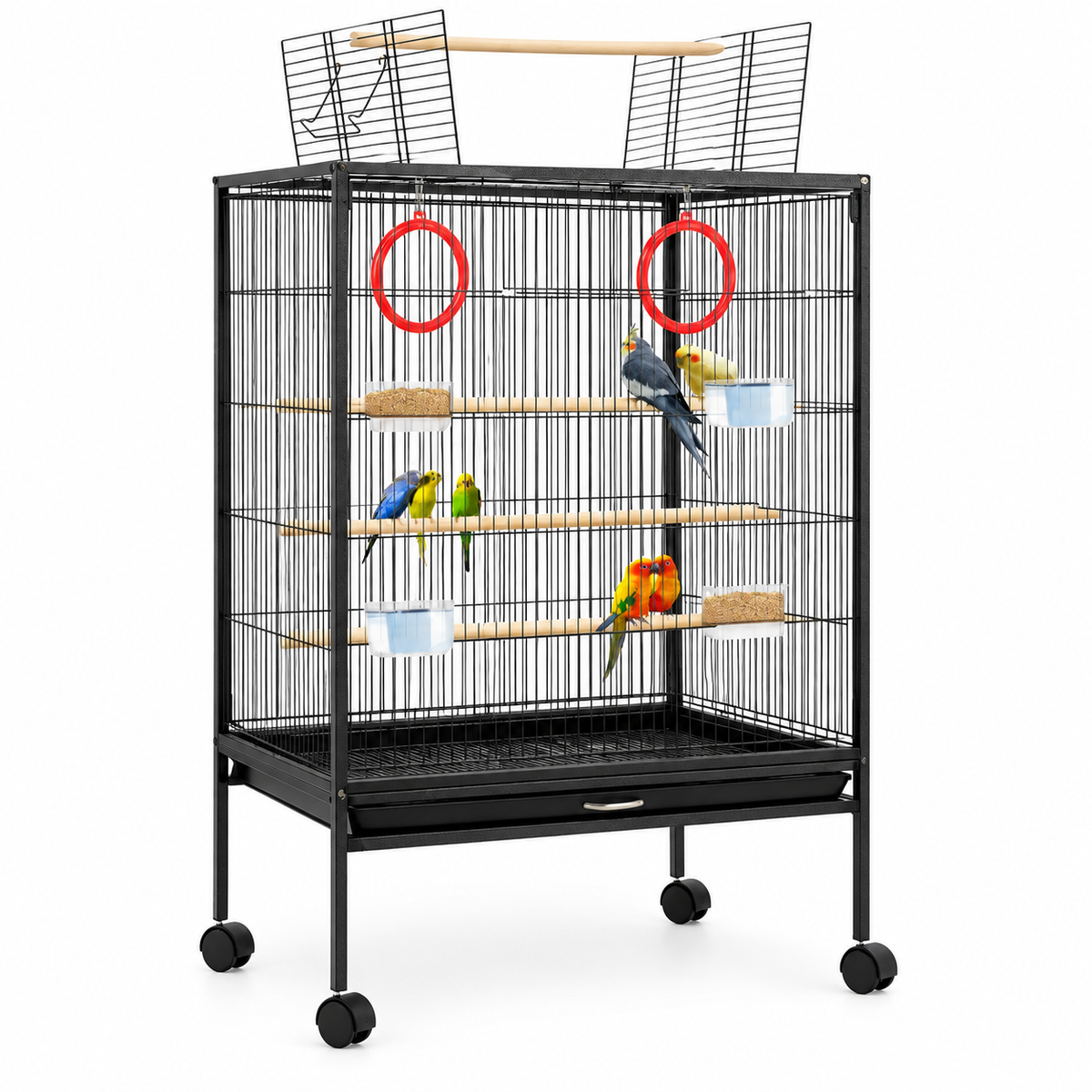 38 Inch Extedanble Large Bird Cage | Heavy Duty