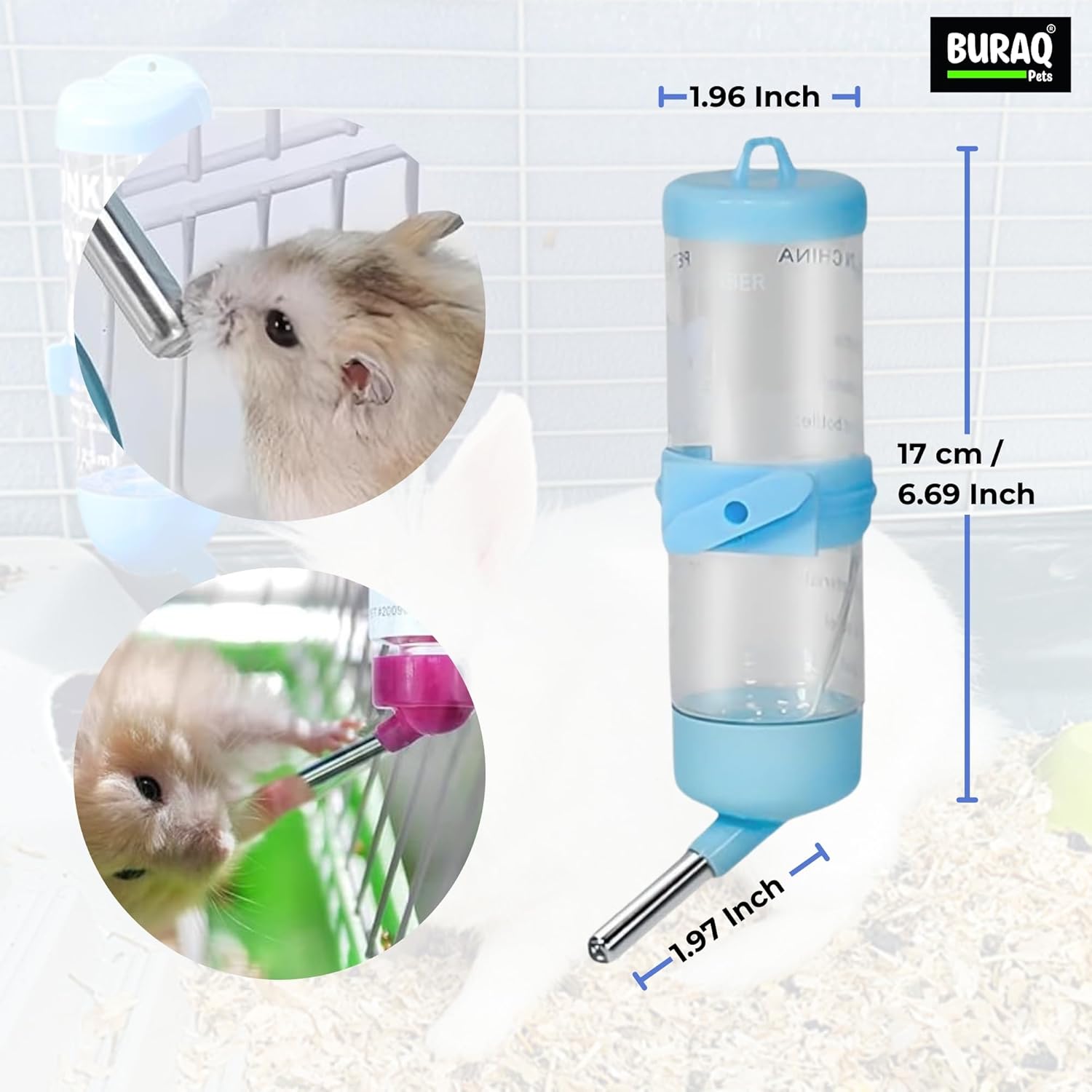 210ml Leak-Proof Pet Water Bottle for Small Pets - premium pet product by Buraq Pets