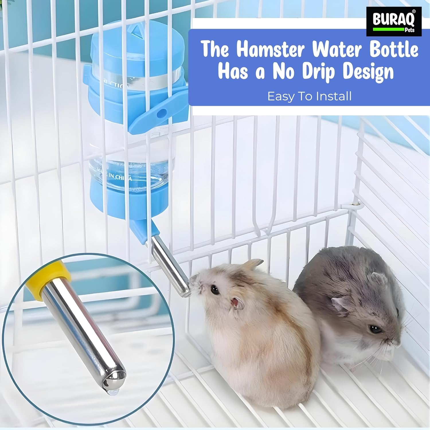 210ml Leak-Proof Pet Water Bottle for Small Pets - premium pet product by Buraq Pets