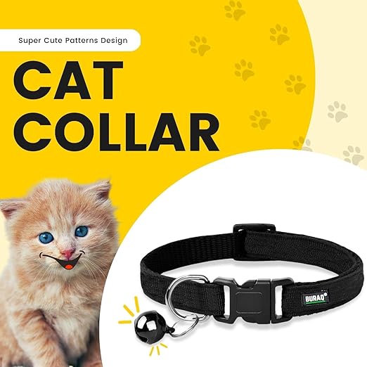 3 Pcs Printed Cat Collar - BURAQ PETS