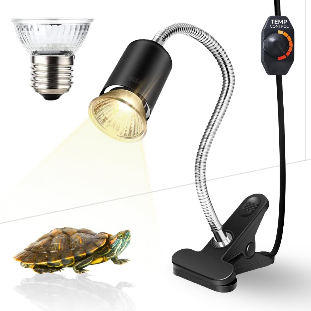E27 Flexible Holder + 2 UV Bulbs – 360° Reptile Lamp