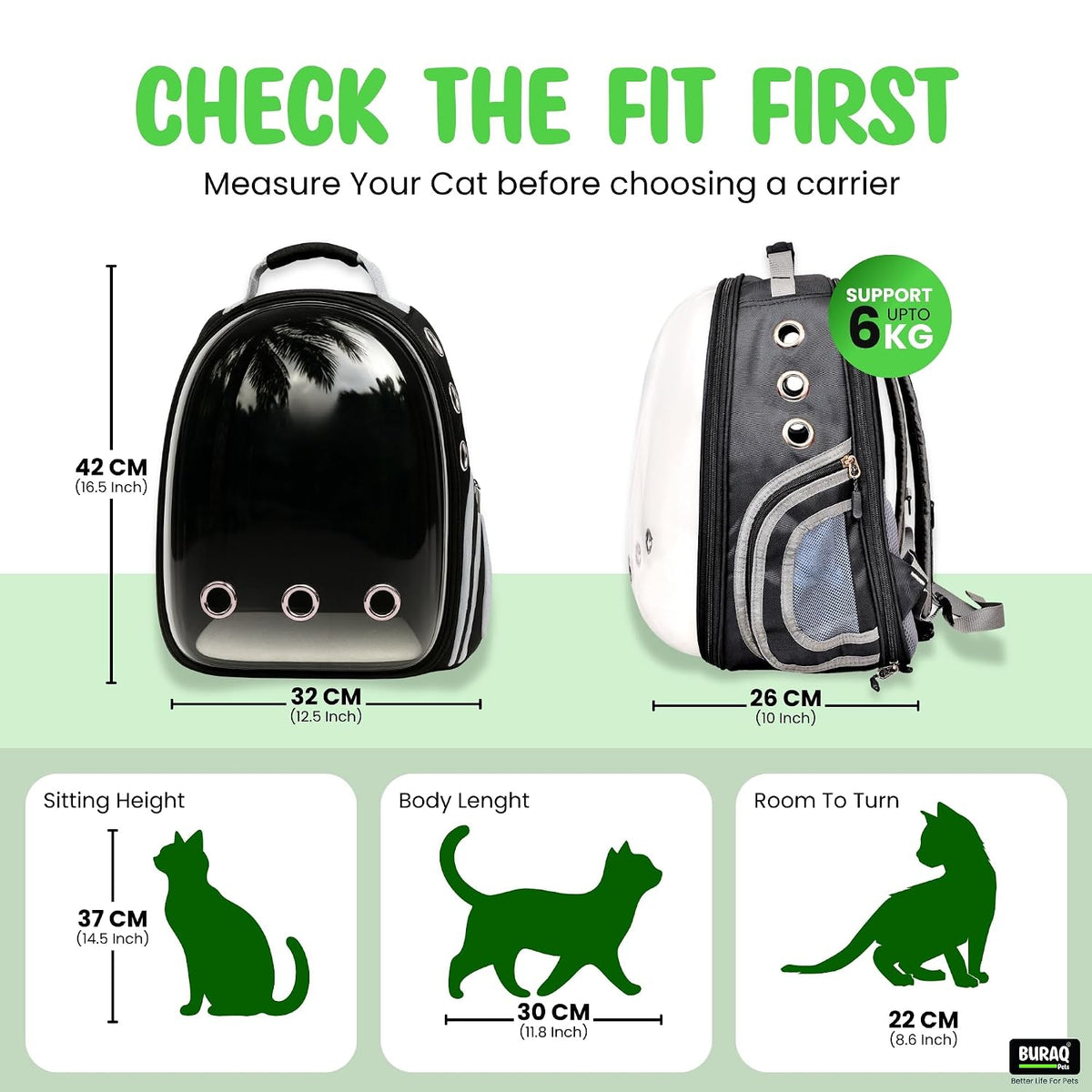 Expandable Astronaut Bubble Window Pet Carrier Backpack, Breathable Space, Stylish Secure & Ventilated Travel Bag for Cats
