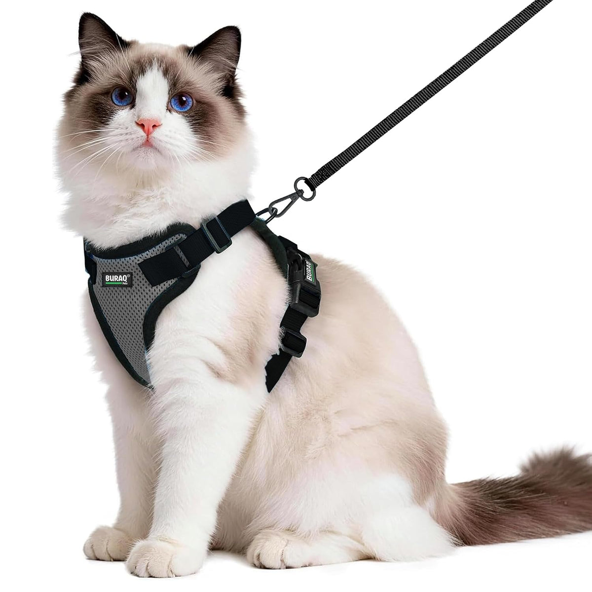 No Pull Cat Harness with Leash – Ultra-Light & Stylish Design