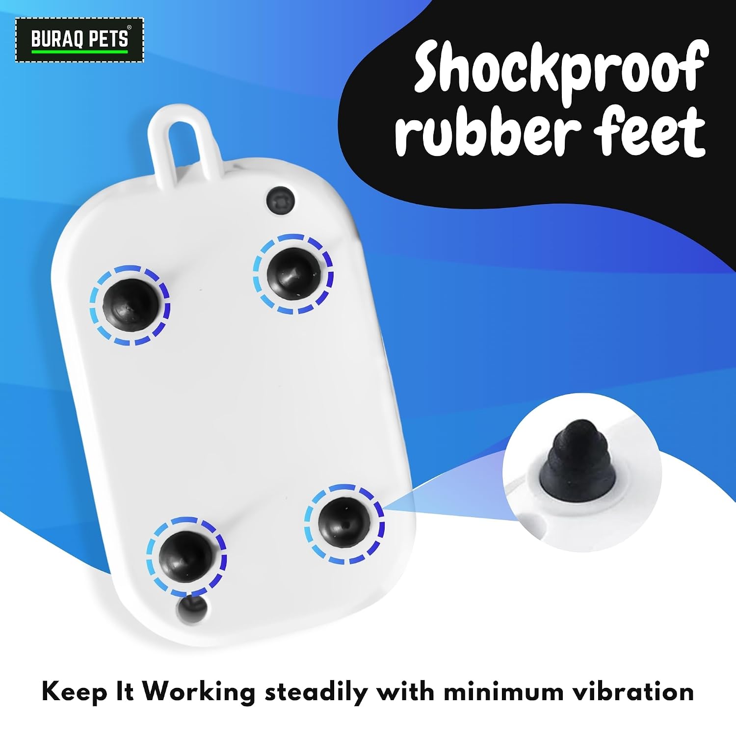 Super Silent Aquarium Air Pump – Single Outlet, Long-Lasting