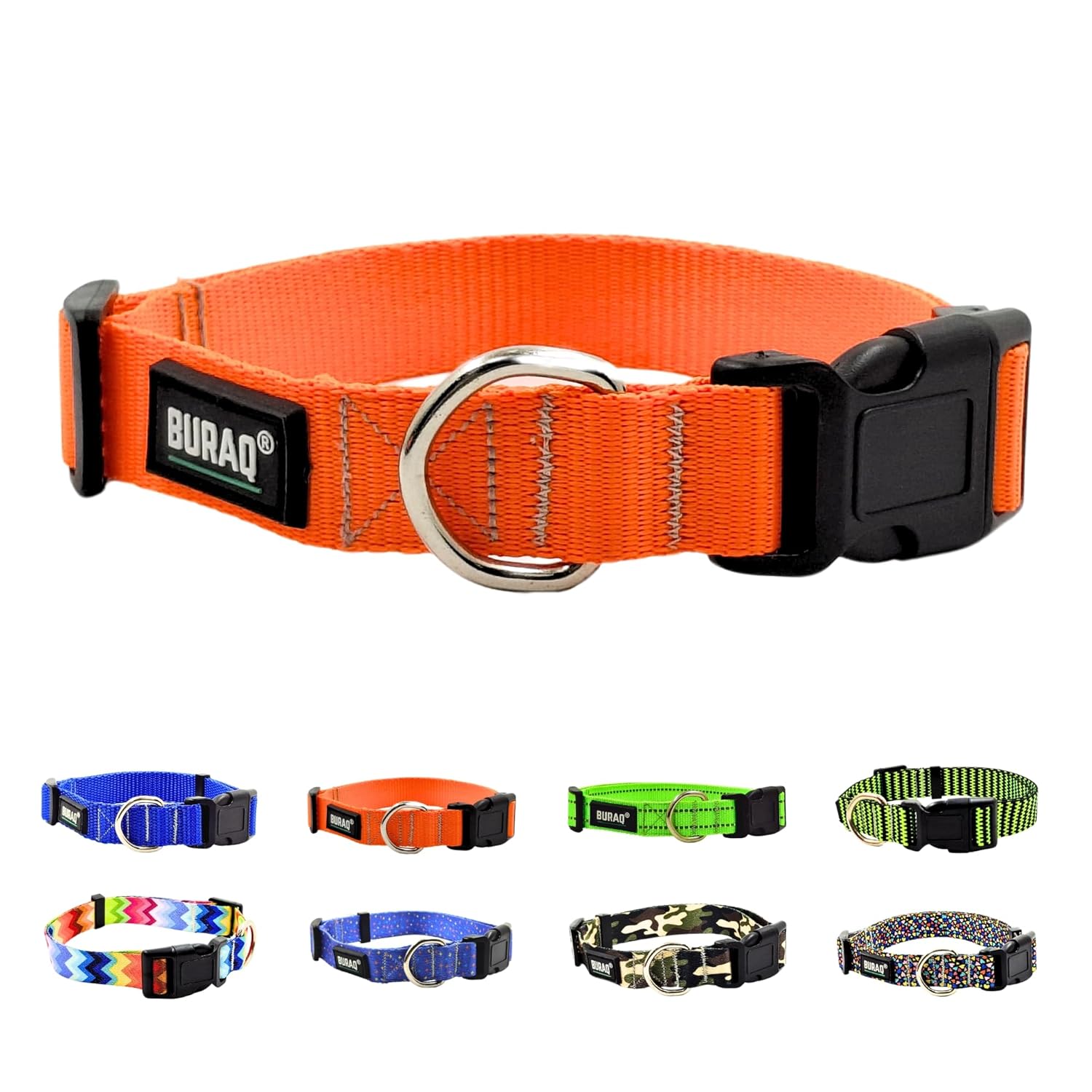 Premium Dog Collar – Nylon with Quick-Release Buckle ( Multiple Pattern )