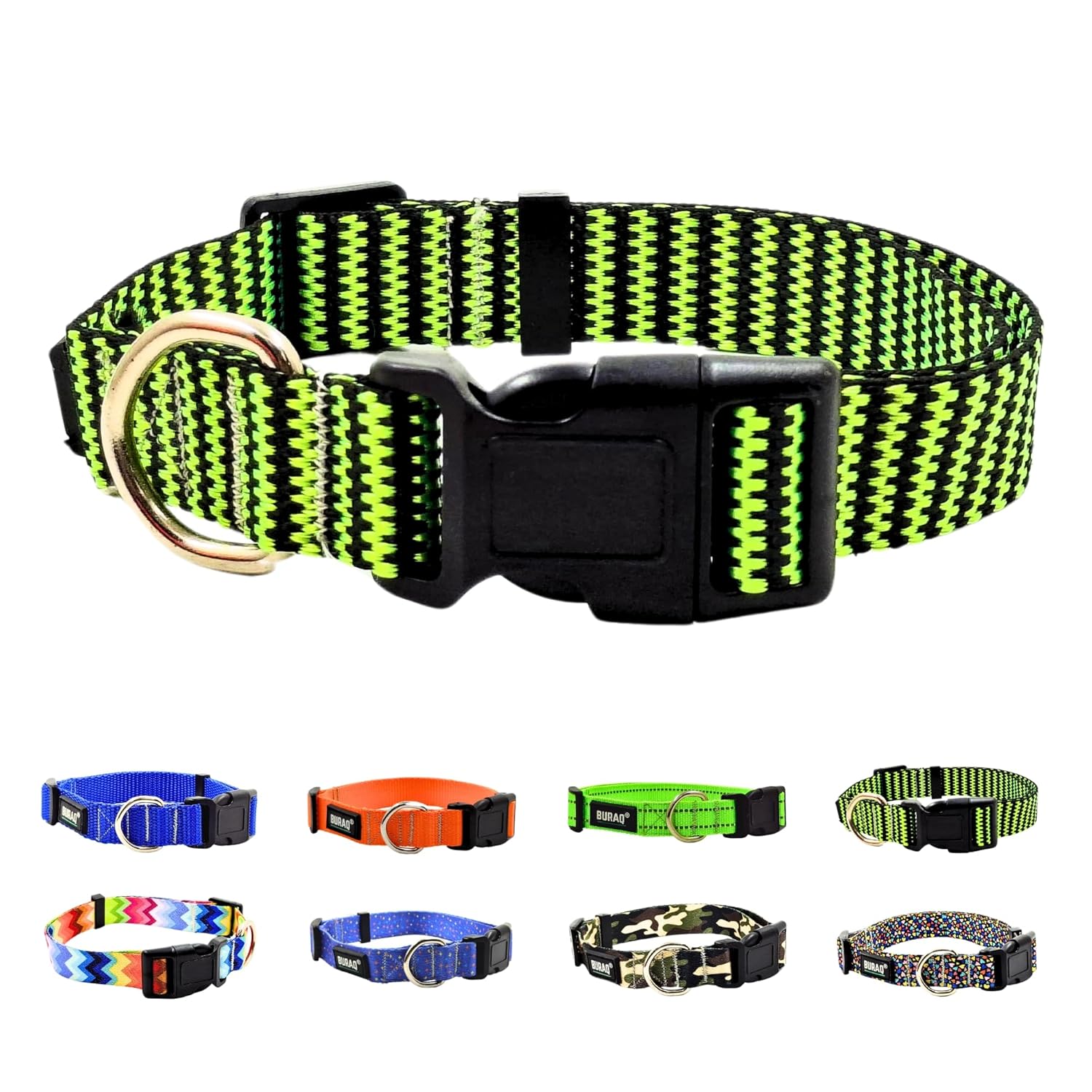 Premium Dog Collar – Nylon with Quick-Release Buckle ( Multiple Pattern )