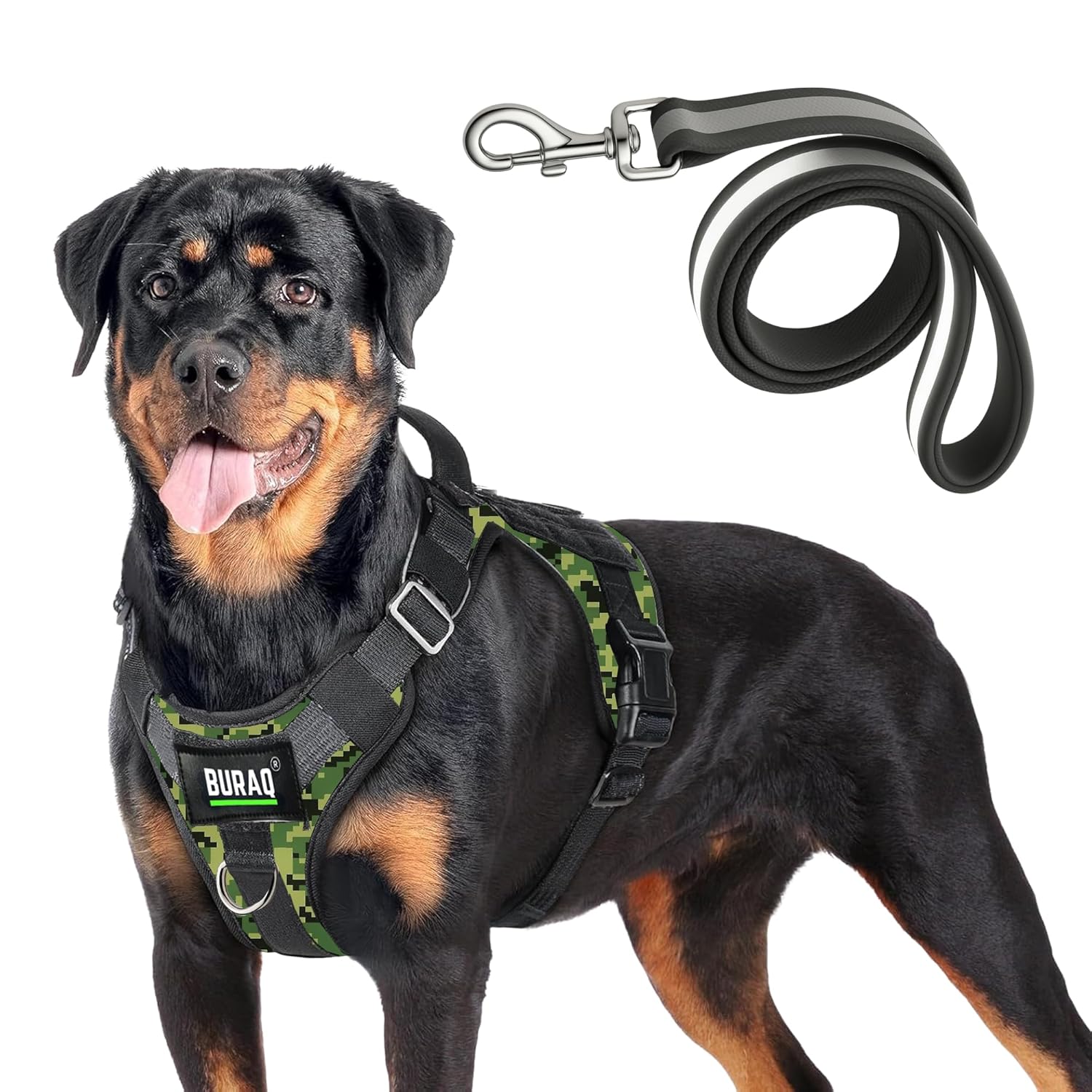 Military Tactical Dog Harness – Heavy-Duty & Adjustable Vest