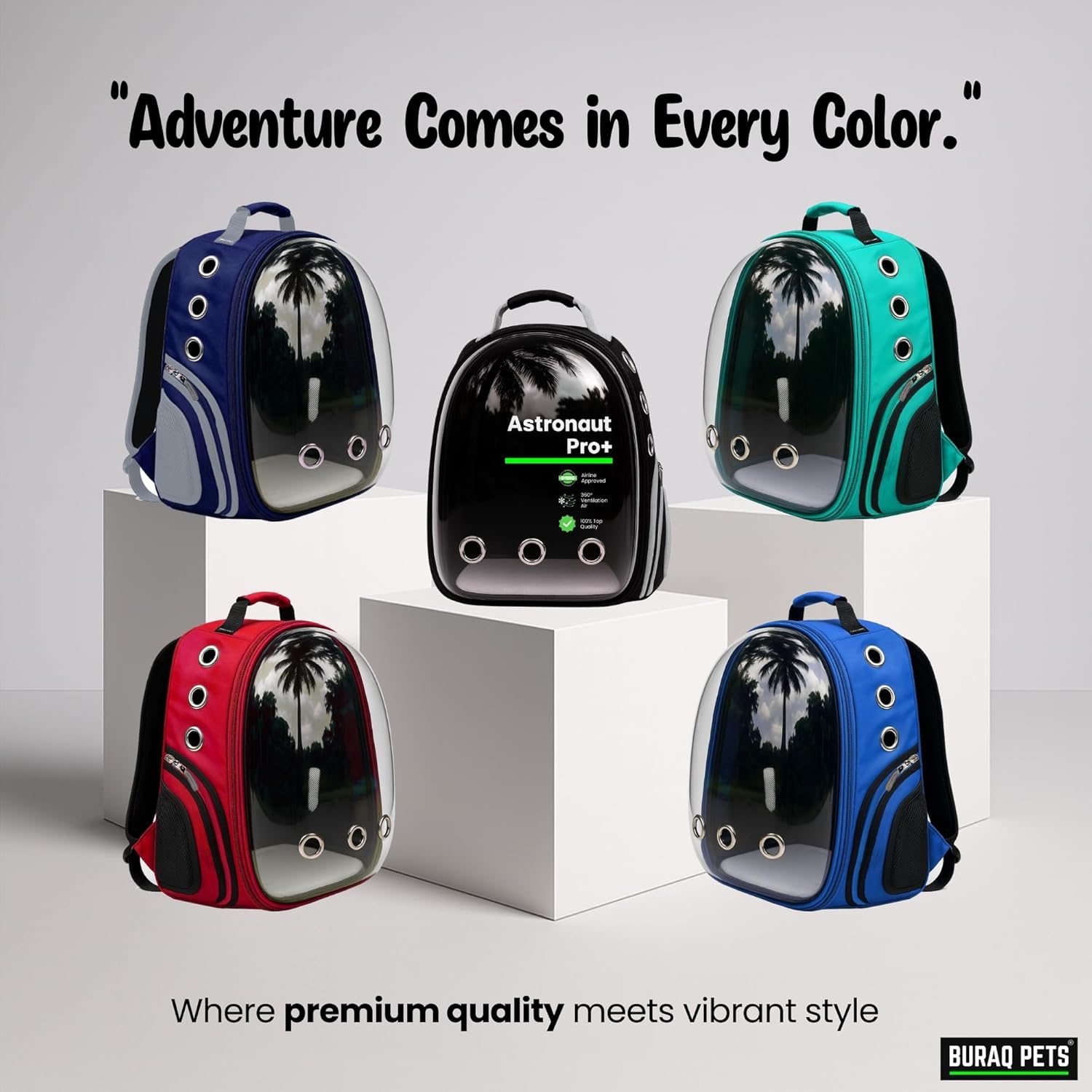 Astronaut Pro Pet Carrier Backpack – Breathable & Travel - Ready - BURAQ PETS