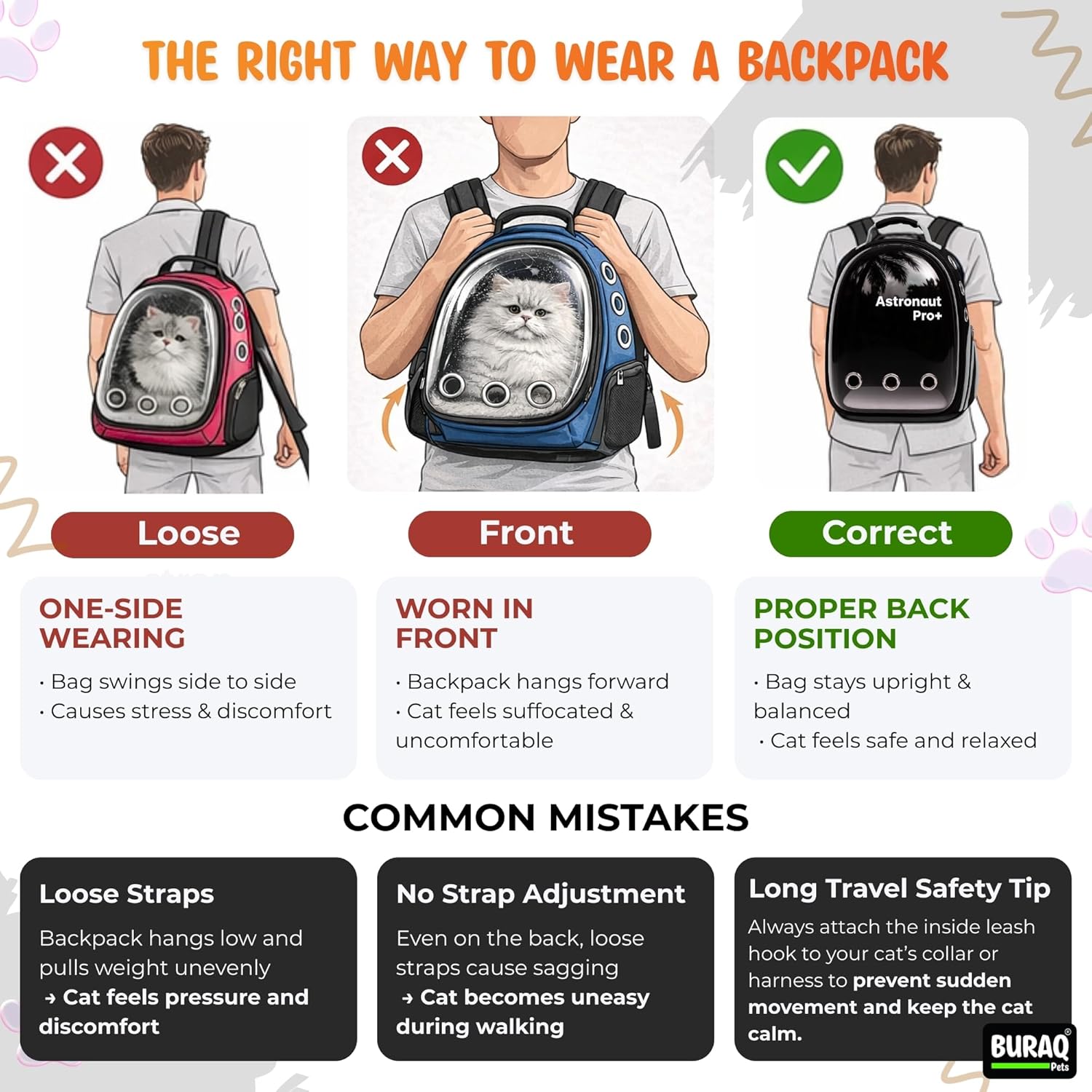 Astronaut Pro Pet Carrier Backpack – Breathable & Travel - Ready - BURAQ PETS