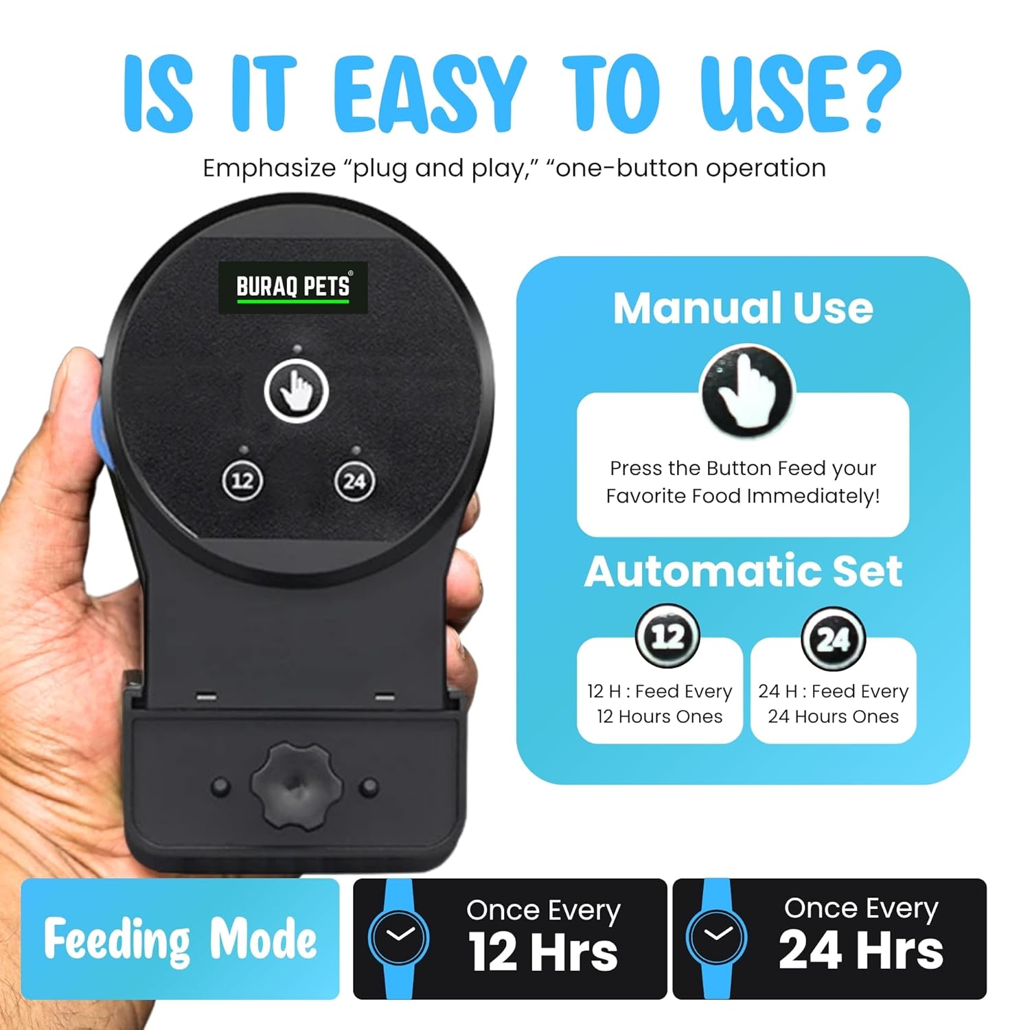 Automatic Fish Feeder – Timer Dispenser for Aquariums - BURAQ PETS
