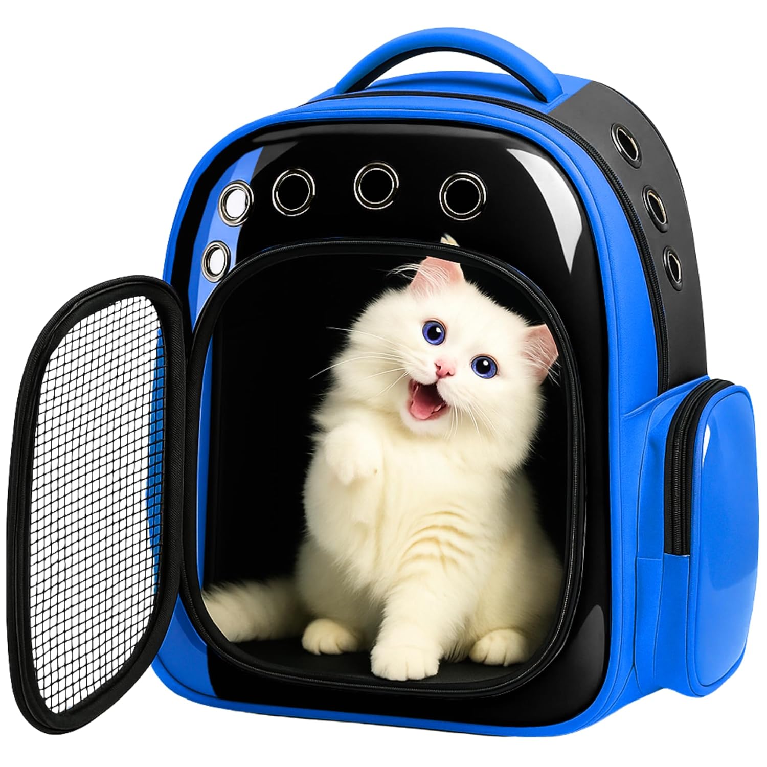 Breathable Cat Carrier Backpack – Ventilated, Airline - Approved Pet Bag - BURAQ PETS