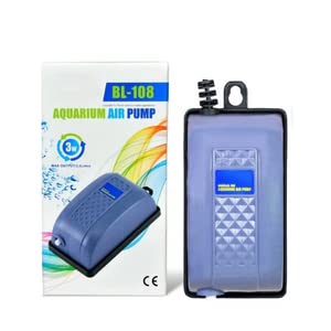 Buraq Aquarium Oxygen Air Pump Motor Provides Additional Oxygen | Low - Power | Long Lasting Performance | Accessories for Fish Tank - BURAQ PETS