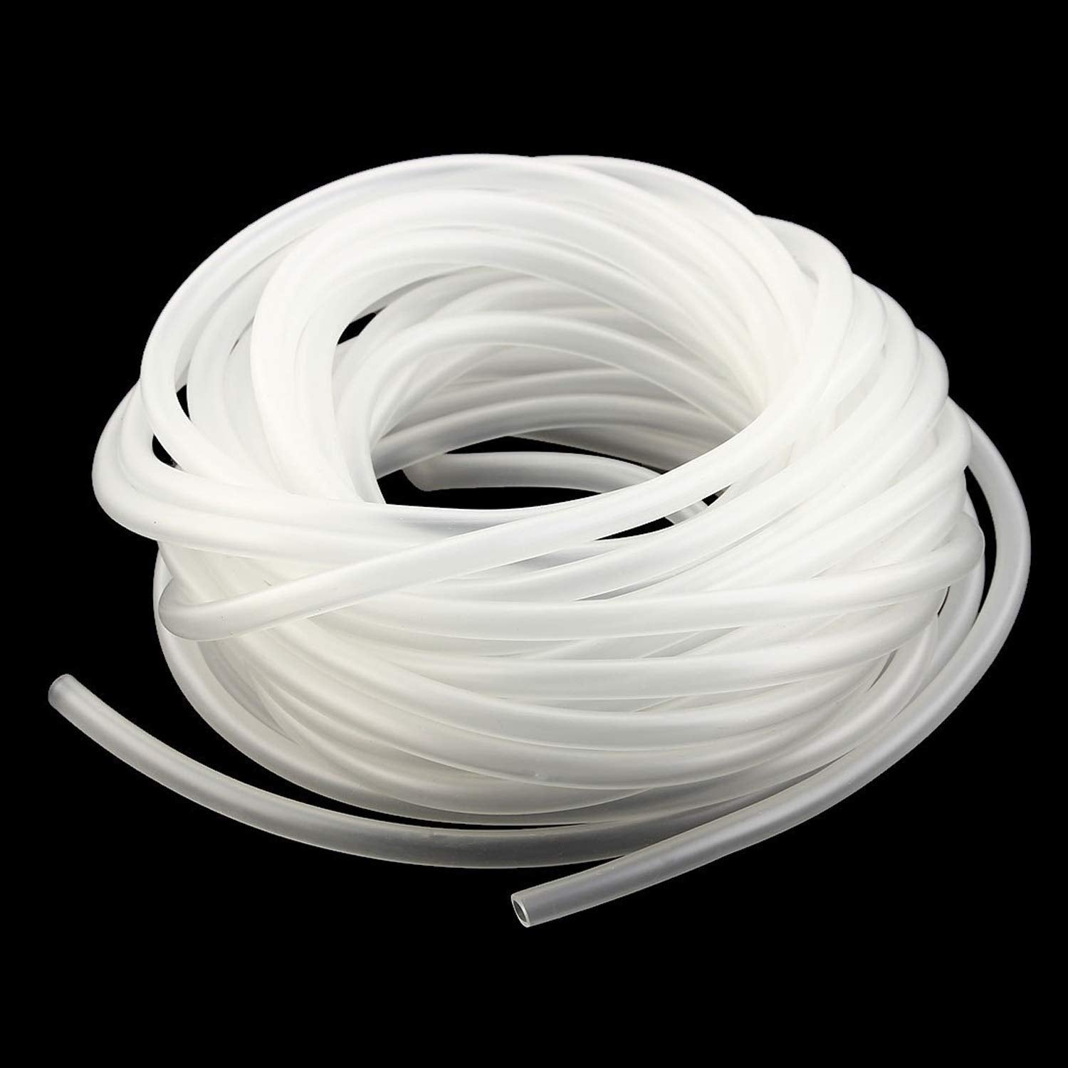 Buraq Imported Silicone Flexible Oxygen Air Pump Tube Pipe Soft White (10M/20M/30M/40M/50M) (40M) - BURAQ PETS