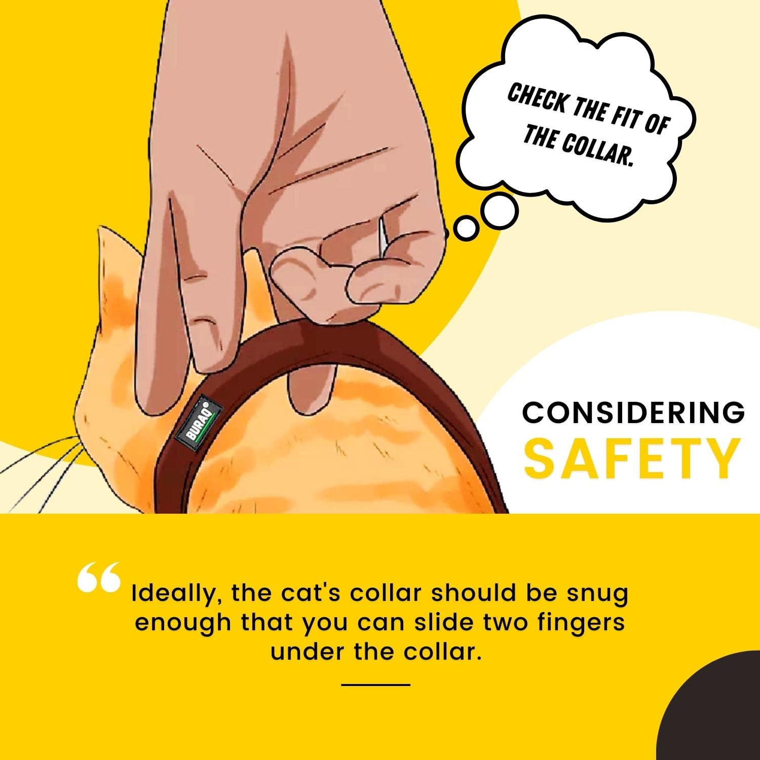 Cat Collars – Adjustable & Durable Plain Belts - 4Pcs – premium pet product by Buraq Pets