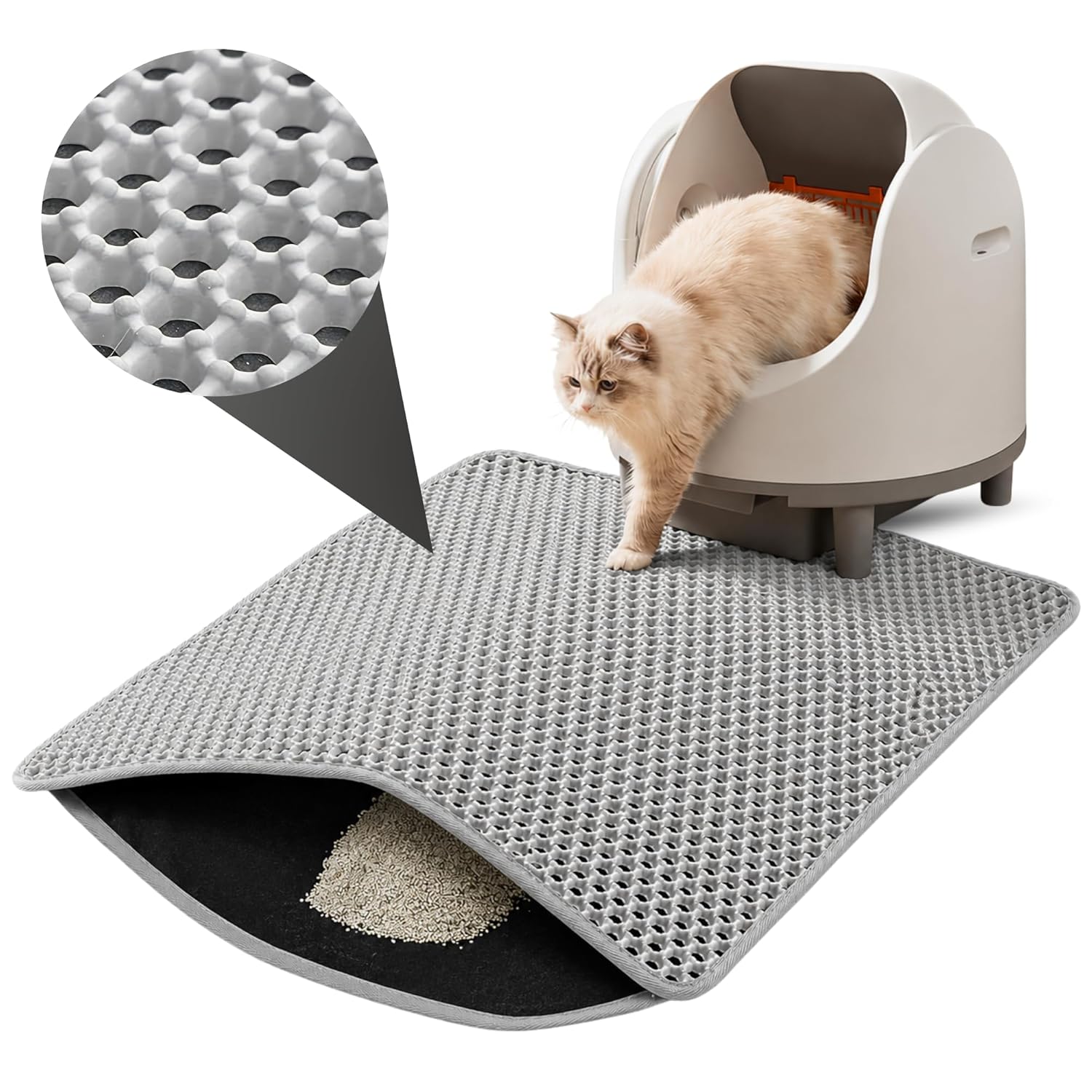 Double Layer Cat Litter Mat – premium pet product by Buraq Pets