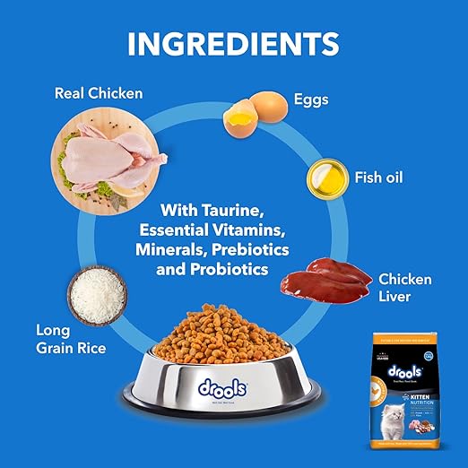 Drools Dry Cat Food( Flavour - Chicken ) For Kitten & Adult - BURAQ PETS