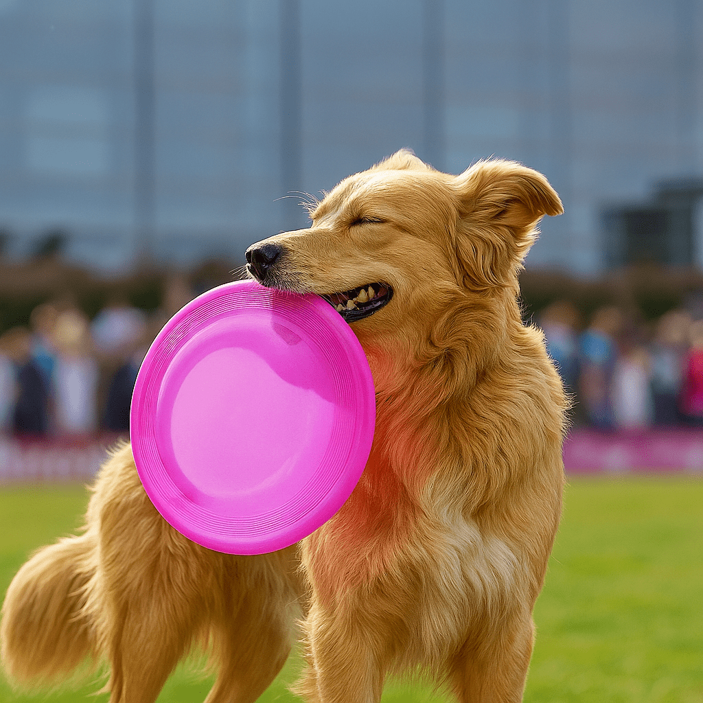 Durable Dog Frisbee – Soft, Safe & High - Flying Toy for Active Play - BURAQ PETS
