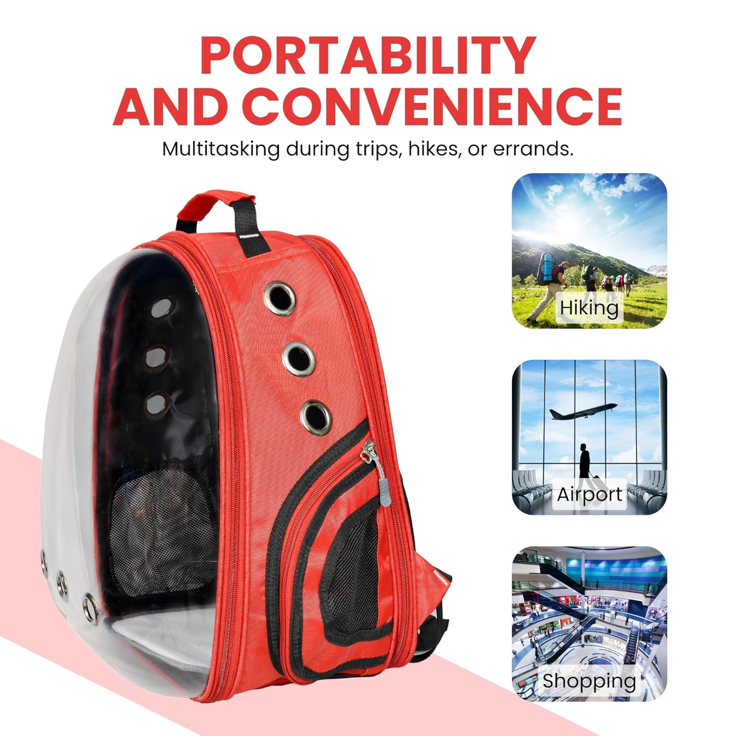 Expandable Astronaut Pet Backpack – Stylish, Ventilated & Travel - Ready - BURAQ PETS