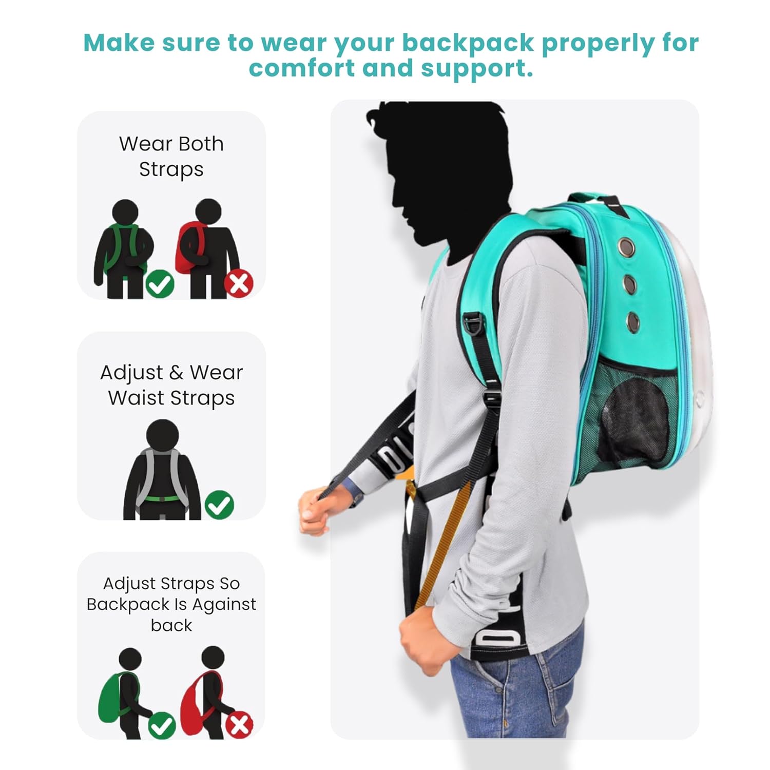 Expandable Astronaut Pet Backpack – Stylish, Ventilated & Travel - Ready - BURAQ PETS