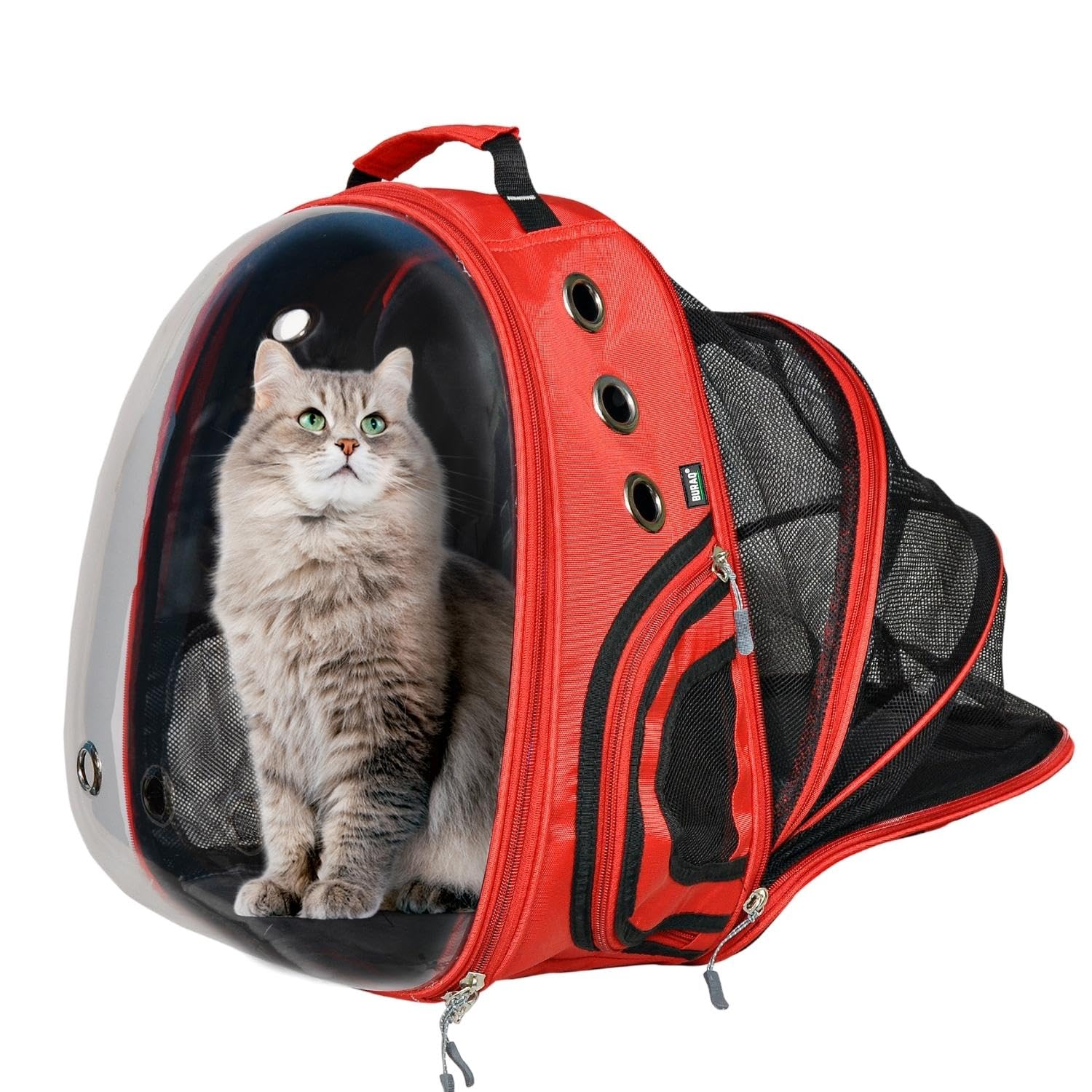 Expandable Astronaut Pet Backpack – Stylish, Ventilated & Travel - Ready - BURAQ PETS