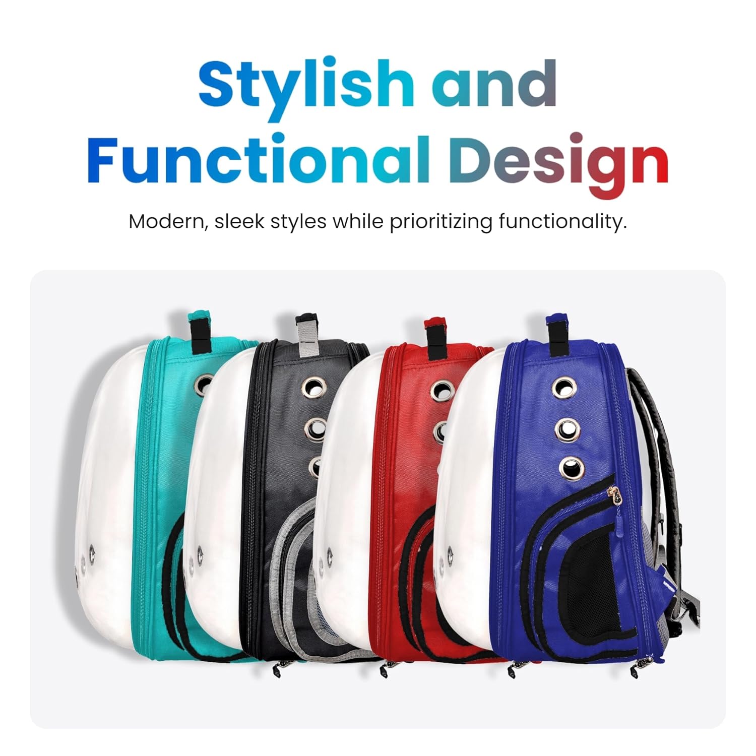 Expandable Astronaut Pet Backpack – Stylish, Ventilated & Travel - Ready - BURAQ PETS