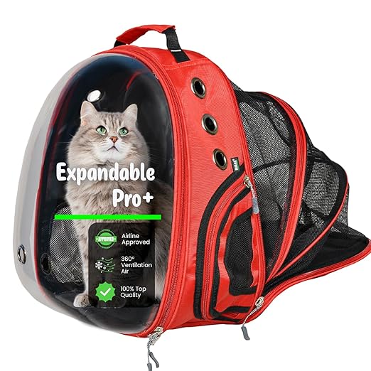 Expandable Astronaut Pet Backpack – Ventilated & Stylish - BURAQ PETS