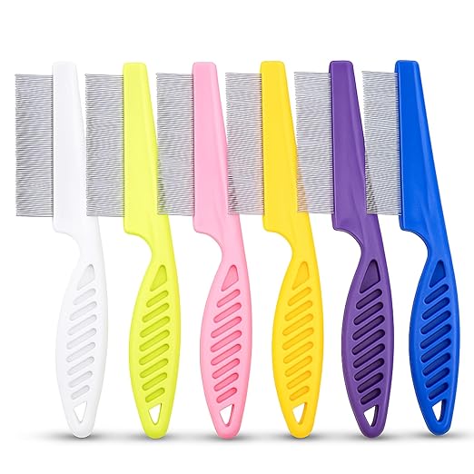 Flea Comb for Cats & Dogs – Stainless Steel Grooming Tool for Removing Fleas - BURAQ PETS