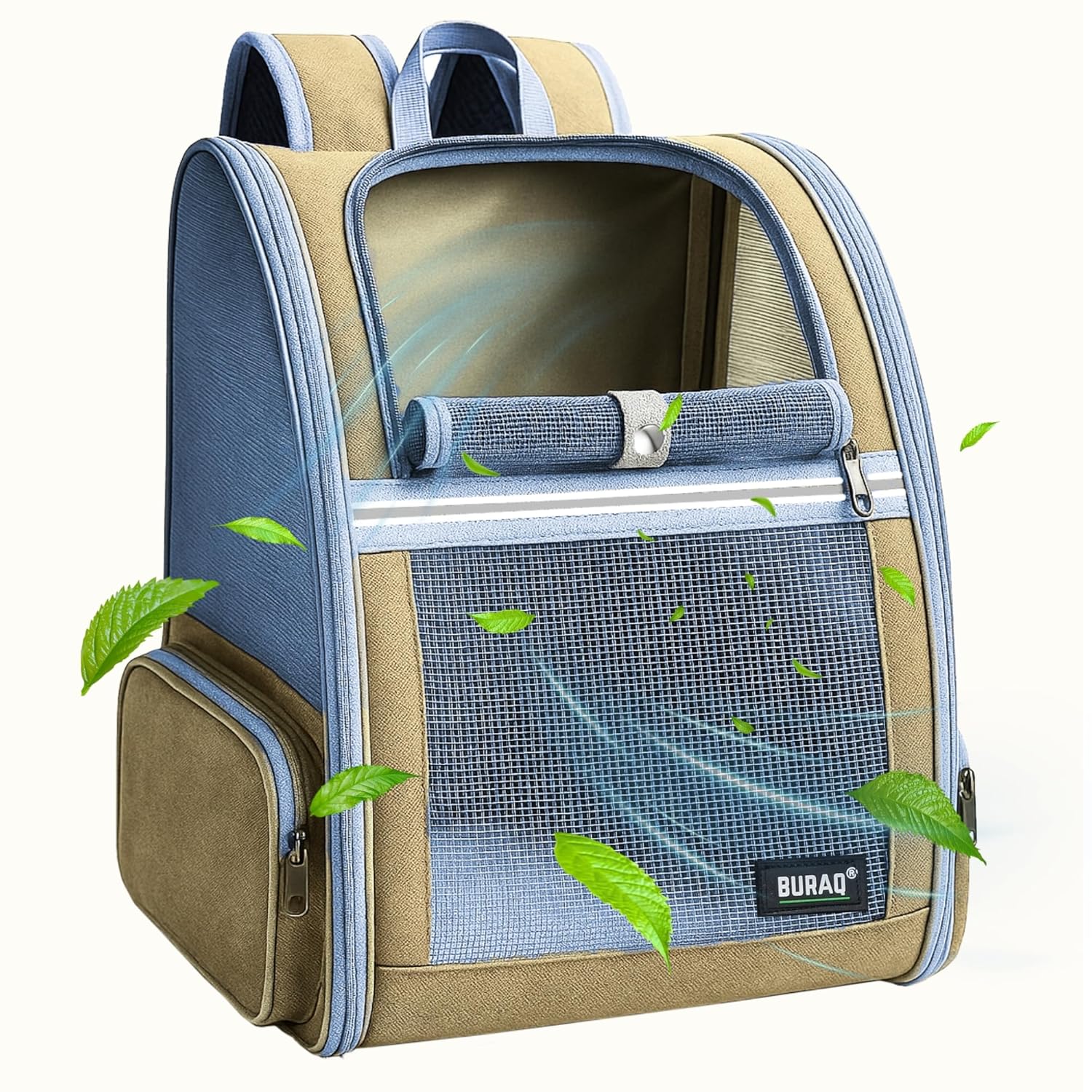 Foldable Ventilated Cat Backpack for Travel - BURAQ PETS