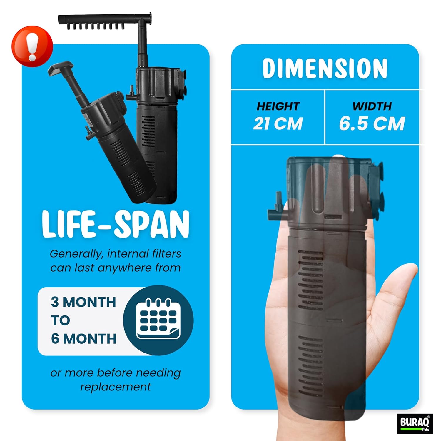 Fountain Aquarium Filter Multi-Function Submersible Filtration Pump – premium pet product by Buraq Pets