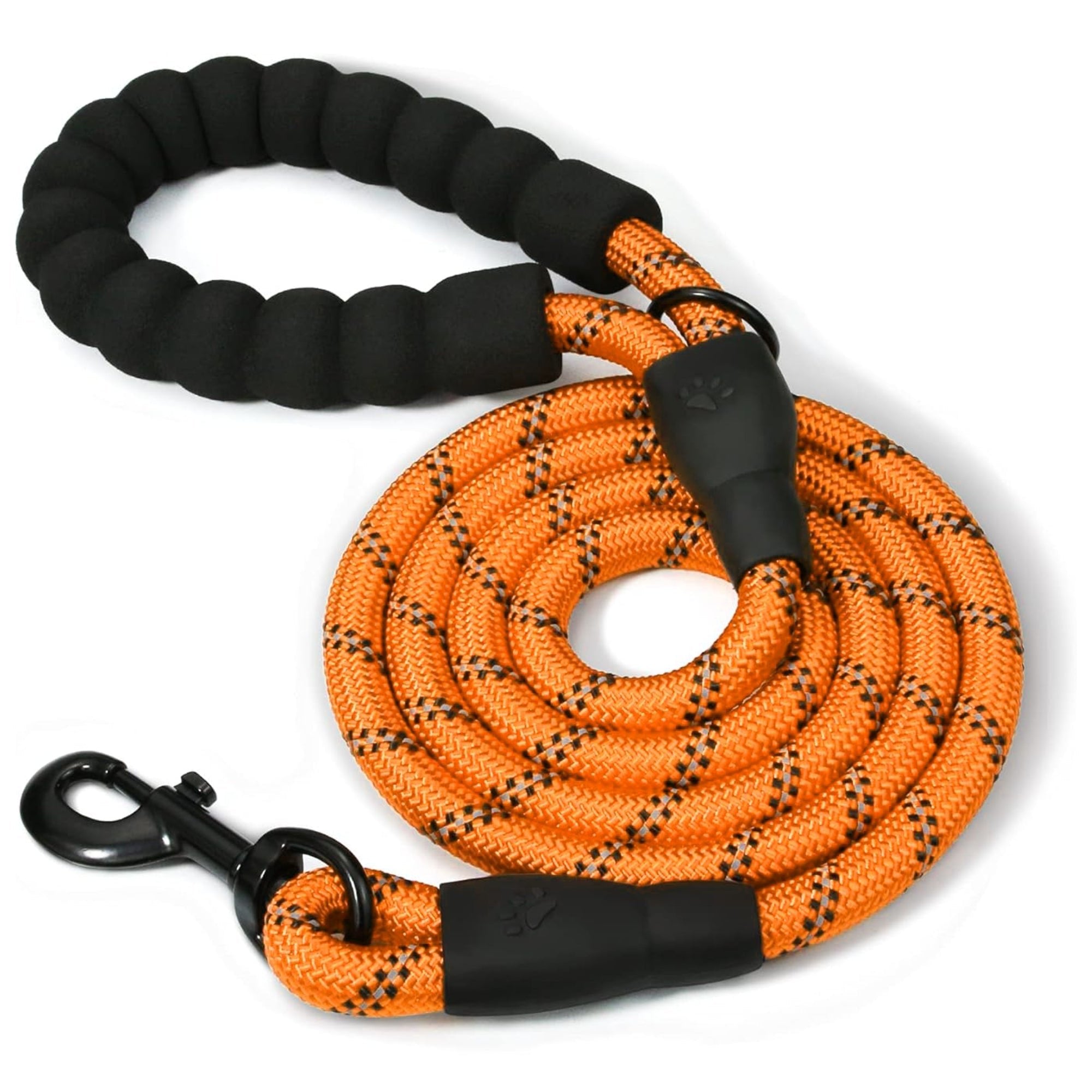 Heavy Duty Dog Leash – Reflective Rope with Padded Grip - BURAQ PETS